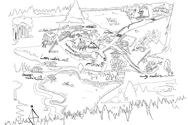 Wolf Valley Ranch Drawn Map